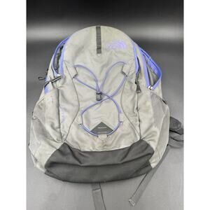 The North Face Jester Backpack Gray/Purple FlexVent Laptop Bookbag – Read